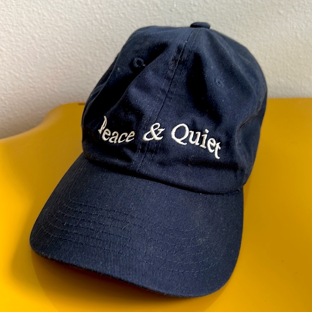 MUSEUM OF PEACE & QUIET
Navy blue Logo Cap